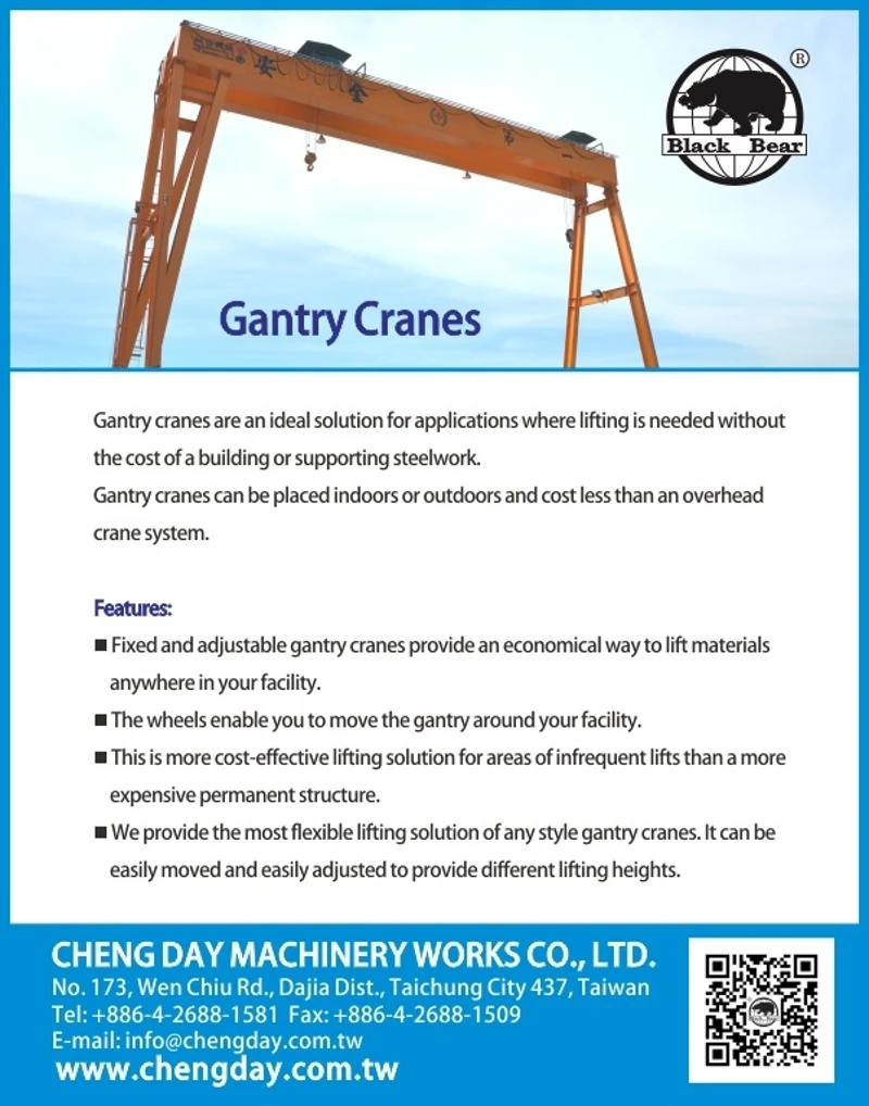 EDM-Gantry Cranes